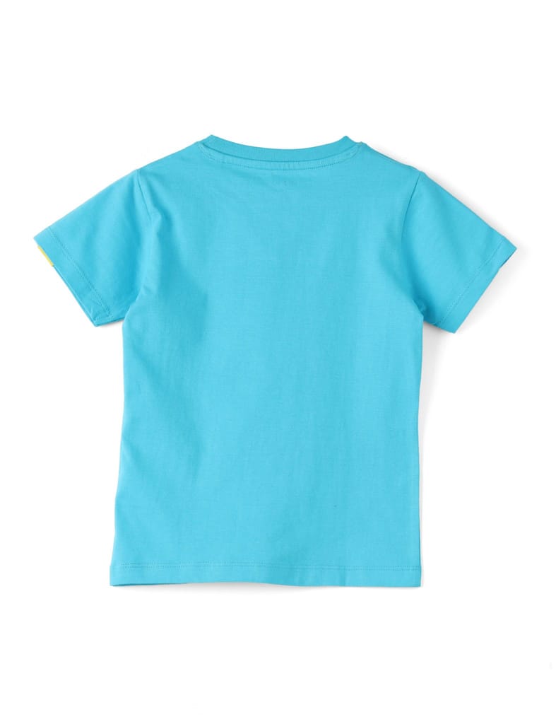 Sophisticated Kids Boys T shirt Cotton Scuba Blue Space Mission 2025 at ShopCircuit | ONDC
