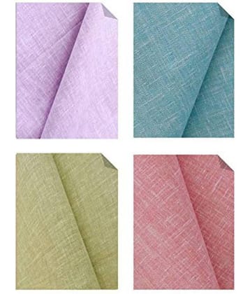 Kundan Sulz Gwalior Multi Linen Unstitched Shirt pc - Pack of 4