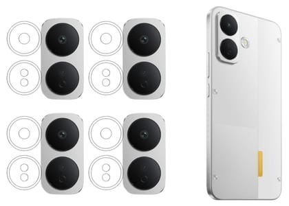 ISAAK Back Camera Lens Protector compatible for Poco X8 5G (Pack of 4) ISAAK Back Camera Lens Protector compatible for Poco X8 5G (Pack of 4)
