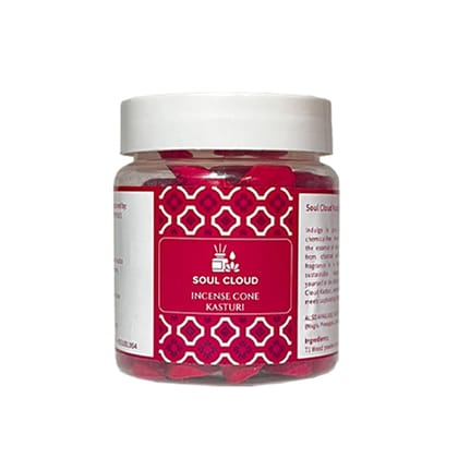 Kasturi Incense Cones (40 Pcs)