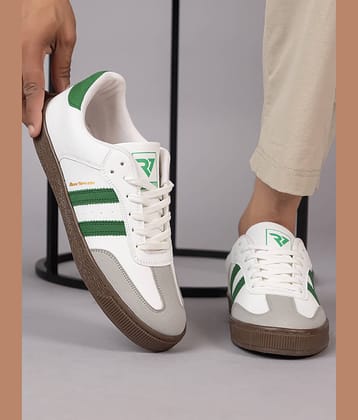 RUN SEVEN ( by GO21 ) Comfort|Summer|Trendy|Outdoor Green Men's Sneakers
