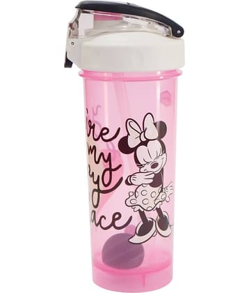 Gluman - Disney Minnie Activo Pink Sipper Water Bottle 850 mL ( Set of 1 )