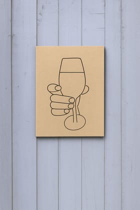 Dbeautify's MDF DIY Traditional Painting – Hand Holding
