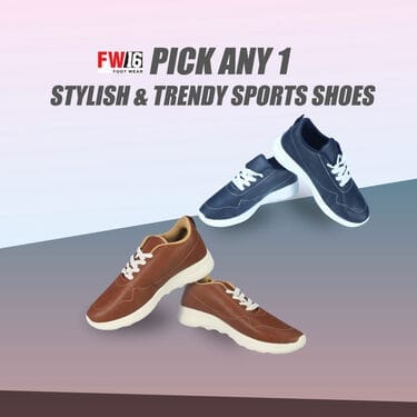 Pick Any 1 Stylish & Trendy Sports Shoes (SS12)