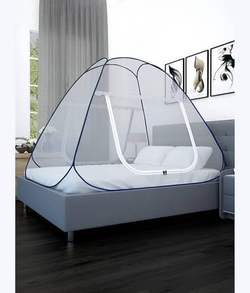 Klotthe - Blue Polyester Tent Mosquito Net ( Pack of 1 )