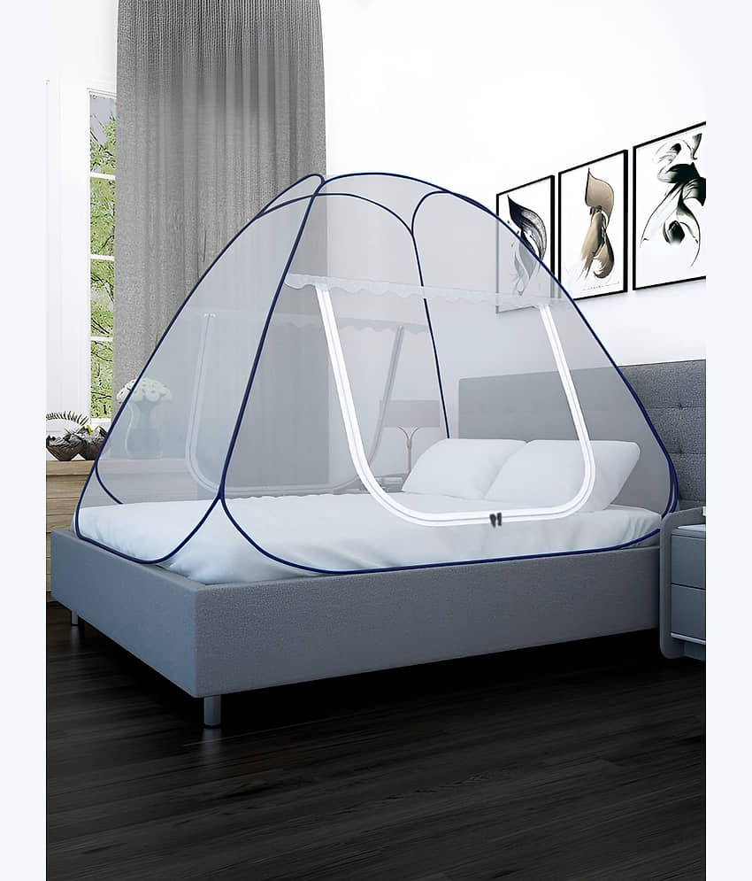 Klotthe - Blue Polyester Tent Mosquito Net ( Pack of 1 )