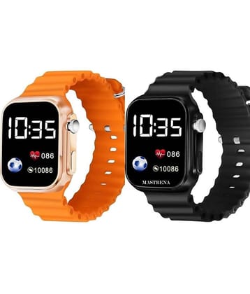 Svats Black Silicon Digital Men's Watch