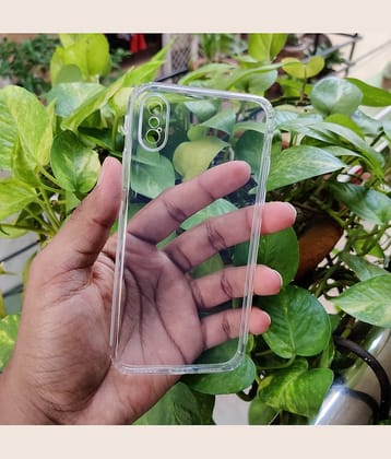 Apple iPhone X Soft Silicon Cases Case Vault Covers - Transparent