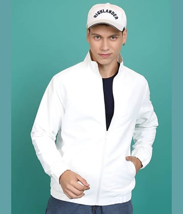 PLUS PARADISE Polyester Men's Casual Jacket - White ( Pack of 1 )