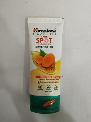 Himalaya Dark Spot Clearing Turmeric face pack Visibly reduces dark spots 