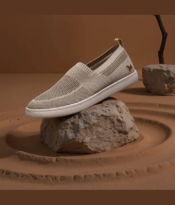 Neemans Grey Men's Slip-on Shoes