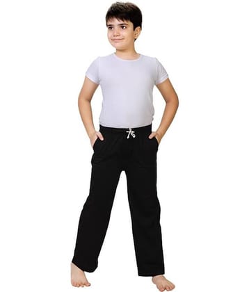 Dongli Pack of 1 Boys Cotton Trackpant ( Black )