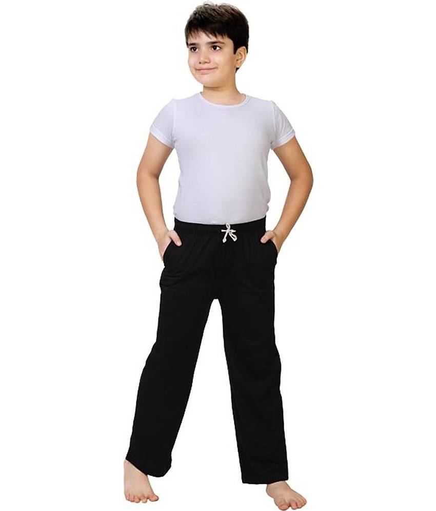 Dongli Pack of 1 Boys Cotton Trackpant ( Black )
