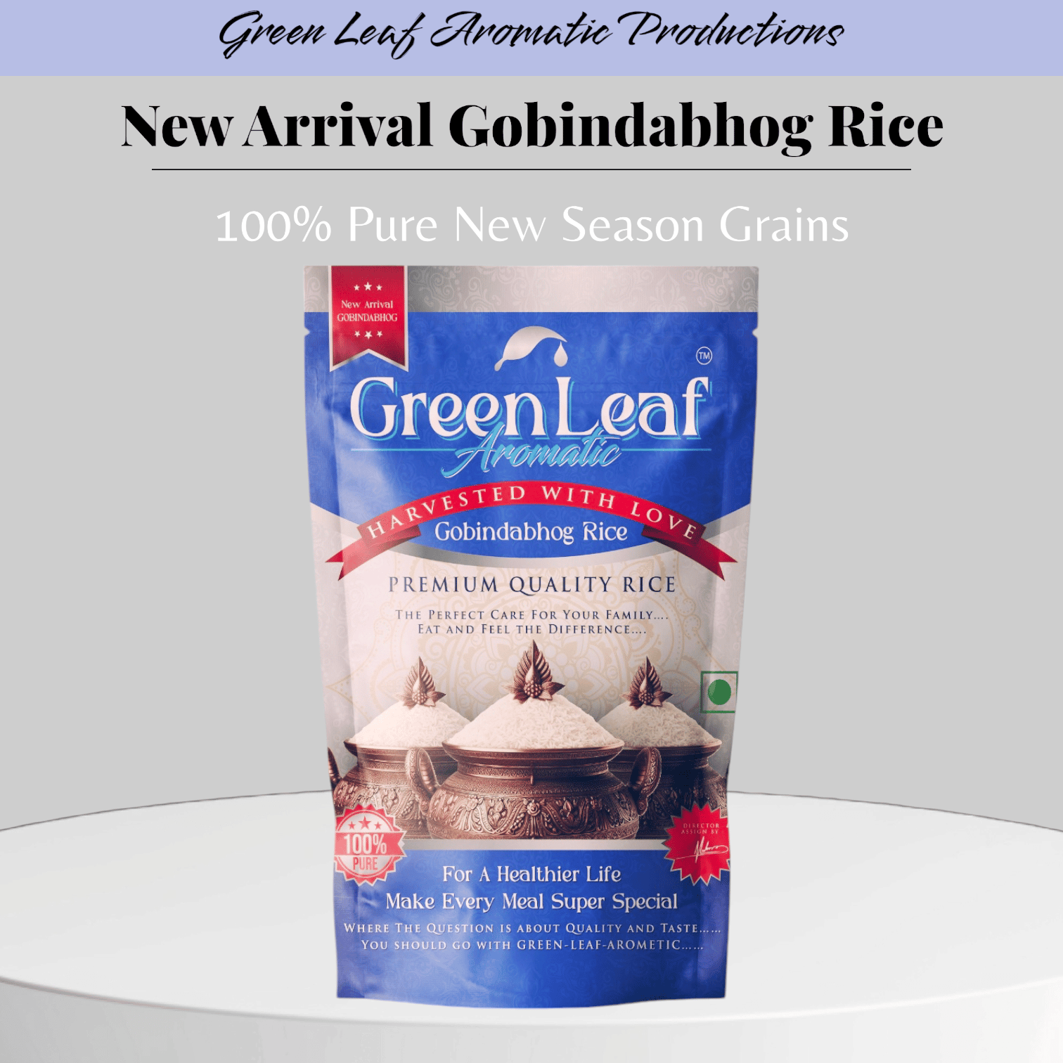 Gobindabhog Rice (Pure New Grains)