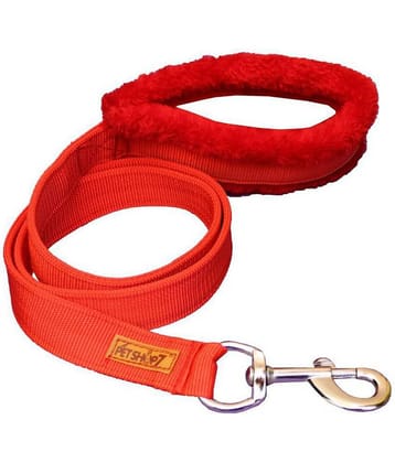 Petshop7 Premium Quality Fur Padded Nylon Dog Leash Small (Leash Size - 54inch)