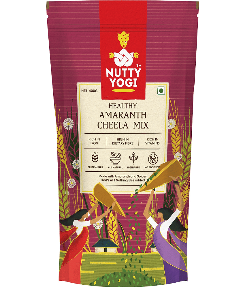 Nutty Yogi Amaranth Cheela Mix 400 gm