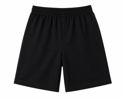 BLACK SHORT FOR STUDENTS (CUSTOMIZABLE)