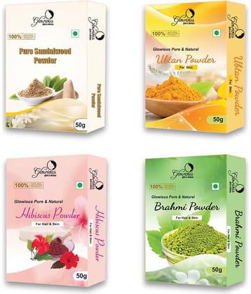 glowious - Skin Toning Face Pack for Normal Skin ( Pack of 4 )