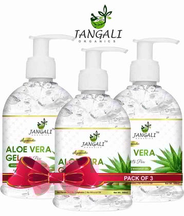 PURE JANGALI ORGANICS Aloe Vera Gel - Moisturize Skin & Younger Looking - 900ML