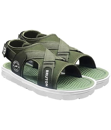 BRUTON - Olive Mens Sandals - None