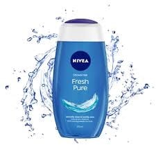 Nivea Fresh Pure Shower Gel - Sea Minerals & Aquatic Scent, Refreshing, Moisturising 250 MILLI_LITRE