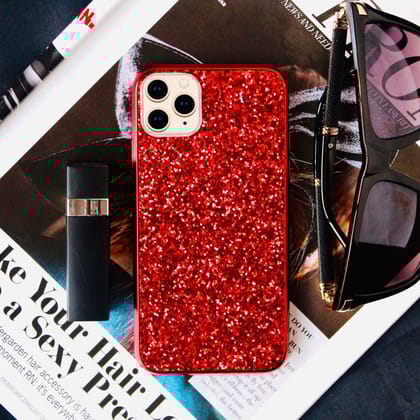 Red Glitter Bling Sequin Case (Available for iPhone 11 / 11 Pro / 11 Pro Max)-iPhone 11 Pro