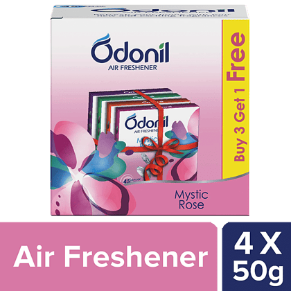 Odonil Bathroom Air Freshener, Mixed Fragrances, 50 G