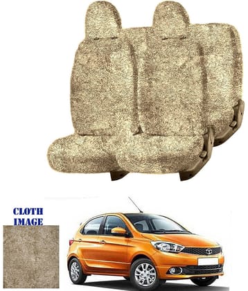 Tata Tiago Beige 5 Seater Car Seat Cover
