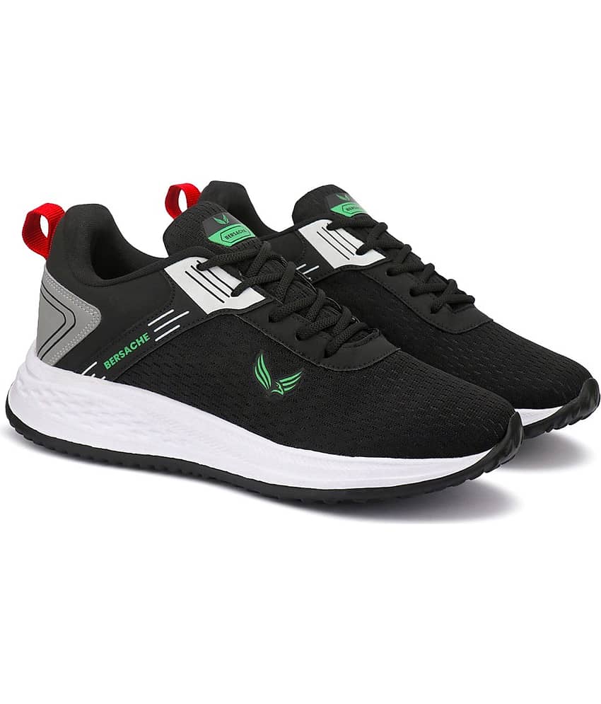 Bersache Sports Shoes Men's Black Men's Sports Running Shoes