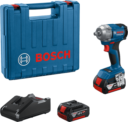 Bosch GDS 18V-350 Professional Cordless Impact Wrench Kit - 06019M50F1