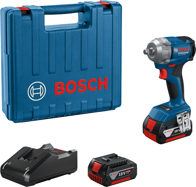 Bosch GDS 18V-350 Professional Cordless Impact Wrench Kit - 06019M50F1