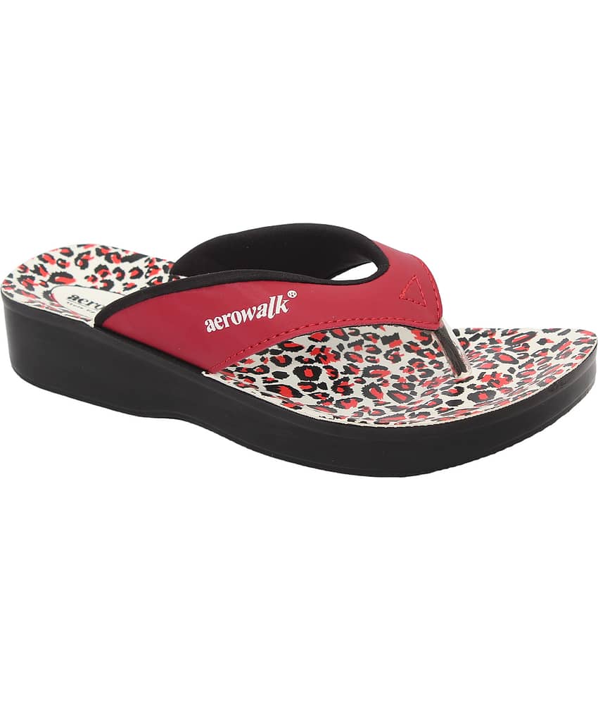 Aerowalk - Red Women's Slip On Heels
