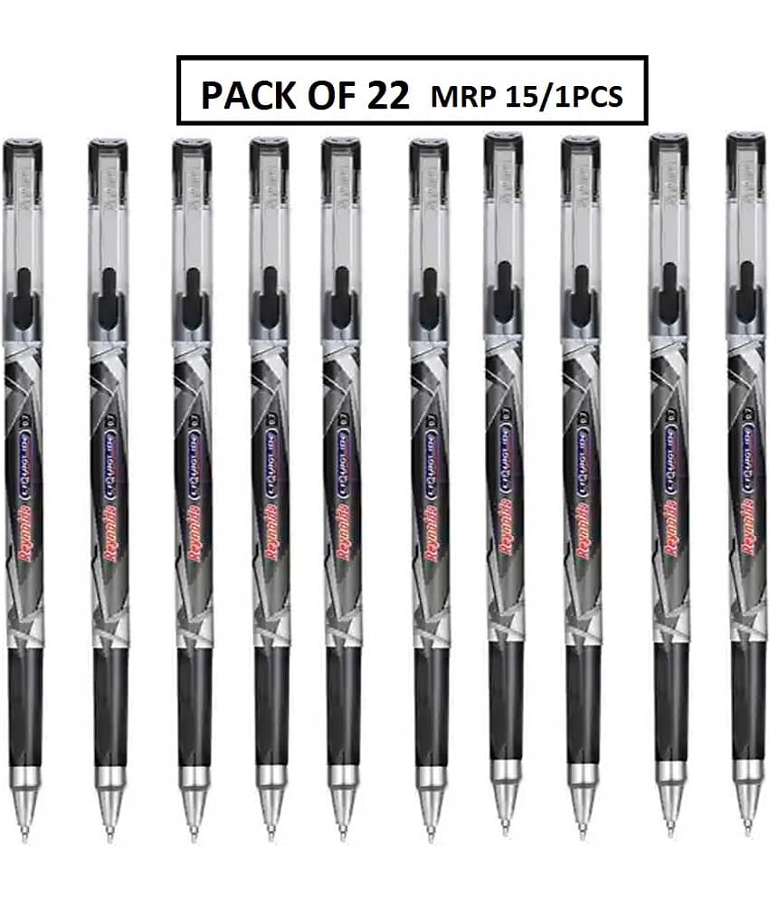 Reynolds Liquiglide Ball Pen 1 Pcs Black (Pack of 22)