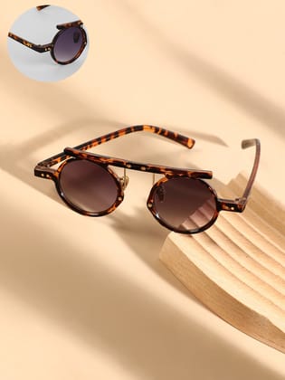 The Cirque Round Sunglasses - Coffee Brown-Sunglass