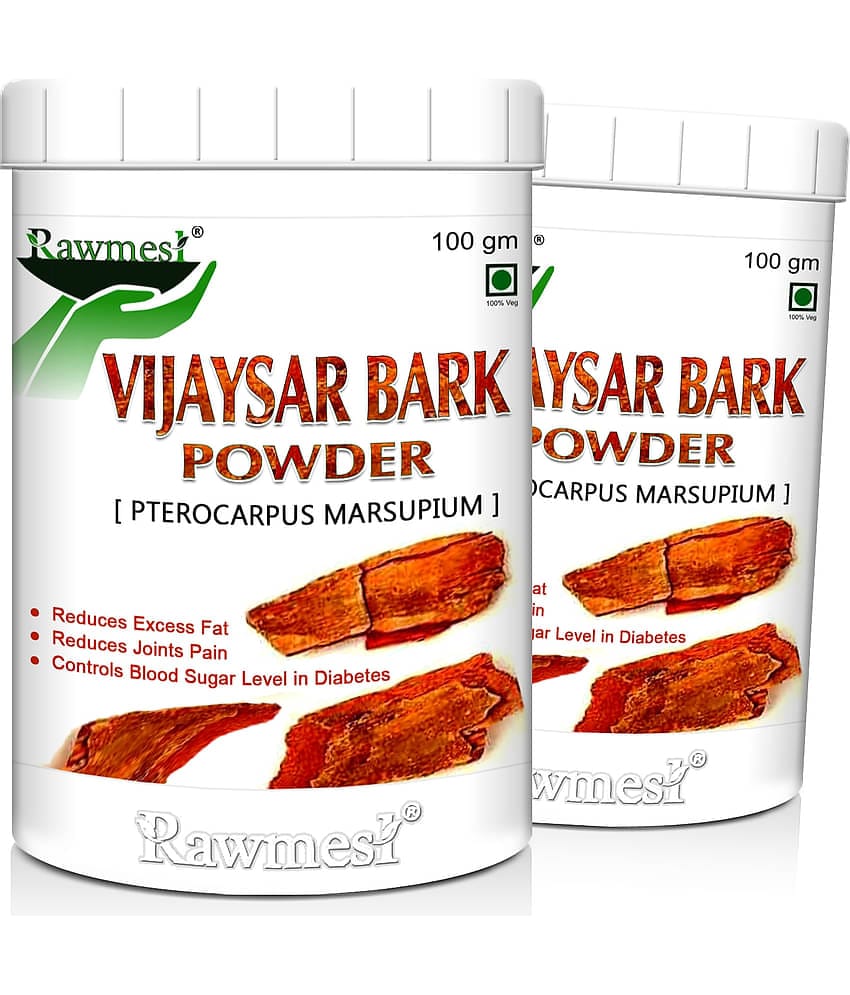 rawmest Vijaysar Bark Powder 200 gm Pack of 2