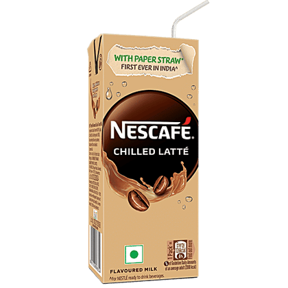 Nescafe Ready To Drink Chilled Latte Cold Coffee - Flavoured Milk, 180 ml