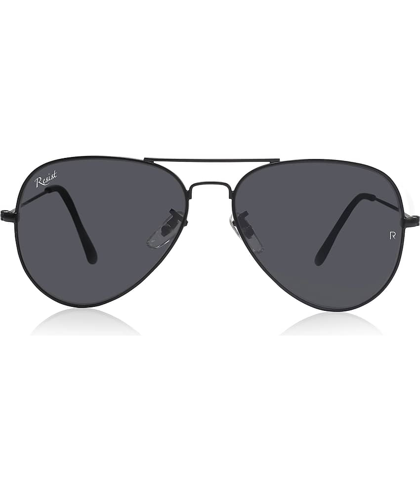 RESIST EYEWEAR Black Pilot Sunglasses ( Pack of 1 )