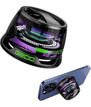 Satva-The Brand Magnetic Bluetooth 10 W Bluetooth Speaker Bluetooth V 5.2 with 3D Bass,LED lights Torch Playback Time 4 hrs Black