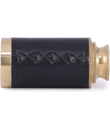 Generic - Black and Golden Metallic Telescope without Sheesham Box Showpiece 15 cm