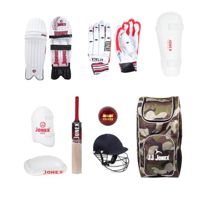 JJ Jonex Cotton PVC Matte Cricket Kit, Cricket Set (Multicolour)