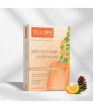 Tulips - Moisturizing Bathing Bar for All Skin Type ( Pack of 3 )