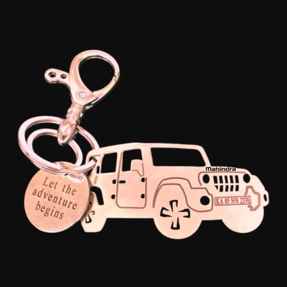 Mahindra Thar Roxx-Side View / Rose-Gold