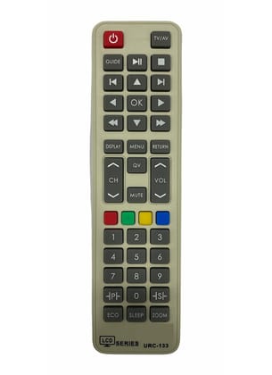 LCD-LED Remote No. URC 133, Compatible with SANSUI LCD-LED TV Remote Control-Old Remote Functions Must Be Exactly Same (Color Multicolor)