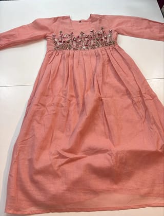 Cotton Kota handwork frocks.