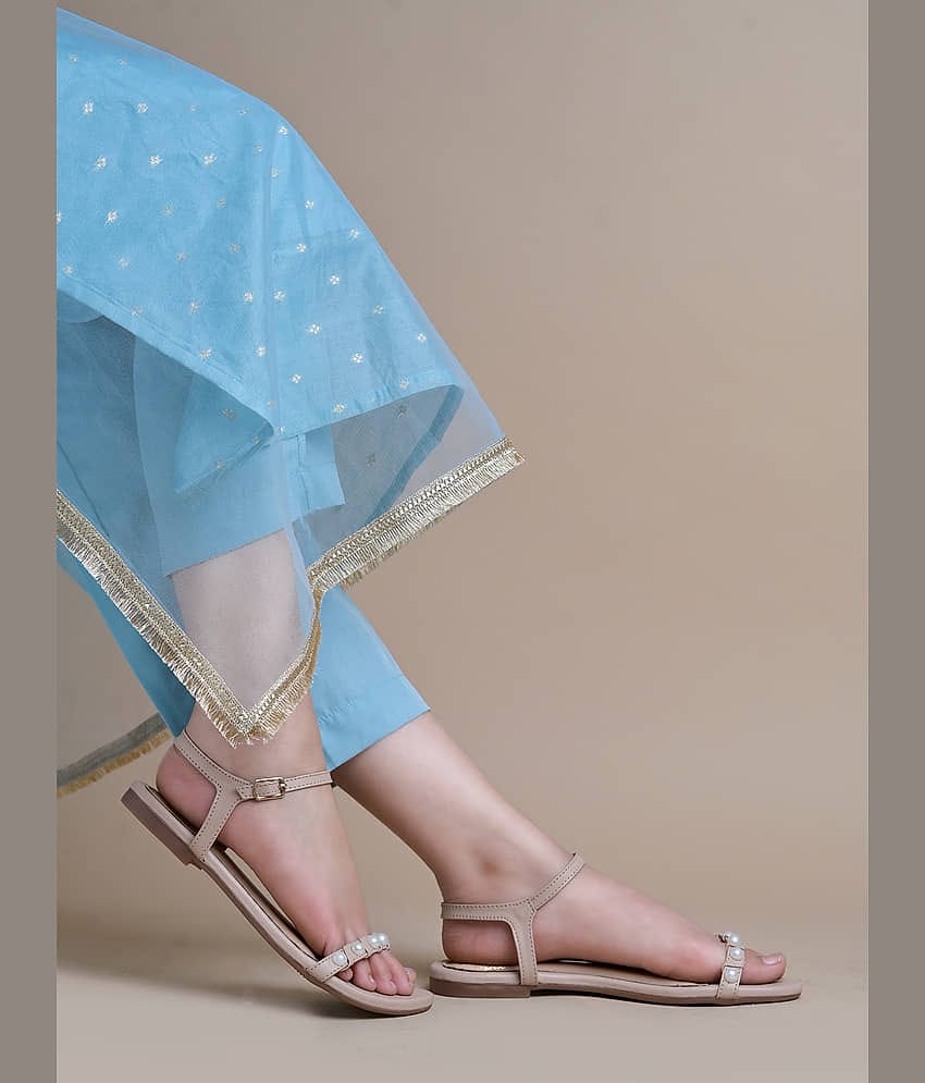 Stylestry Beige Women's Flats