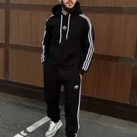 Hoodie With Kangaroo pocket - Lower With Both Side Zip Pocket ( 5XL)