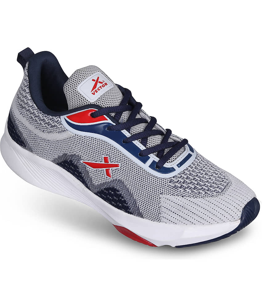 Vector X SHARK White Men's Sports Running Shoes