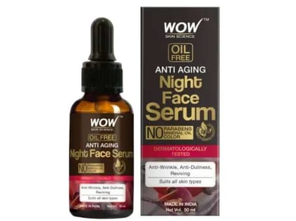 WOW Skin Science AntiAging Night Face Serum - 5O ml