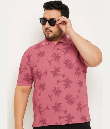 renuovo Pack of 1 Cotton Blend Regular Fit Printed Half Sleeves Men's Polo T Shirt ( Teal Blue )
