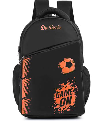 Da Tasche Black Polyester Backpack For Kids